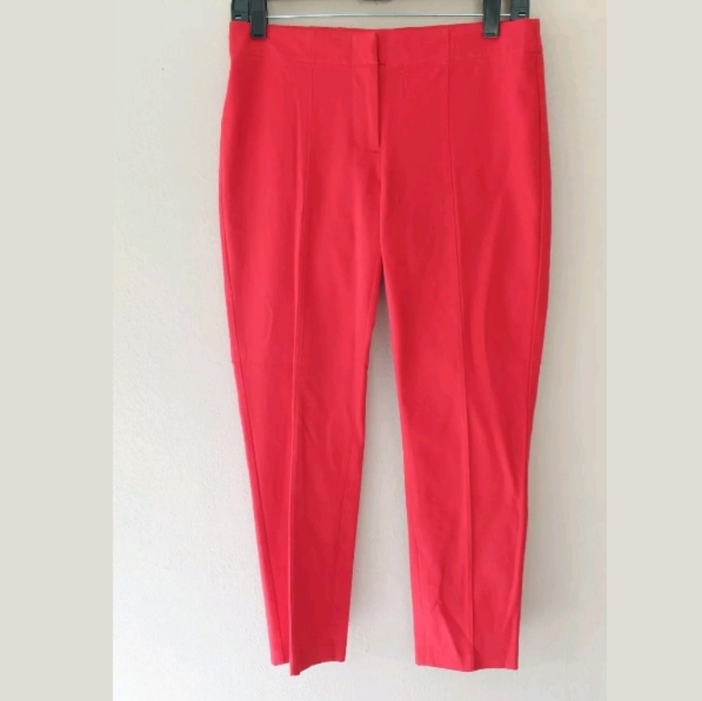 J JILL women's red premium bistretch dress pants s